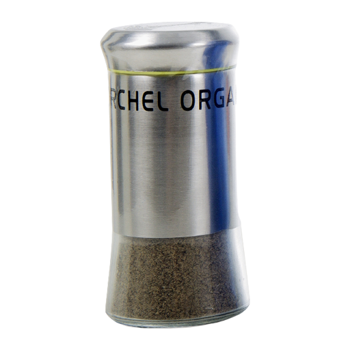 Organic ground black pepper bottle 68g